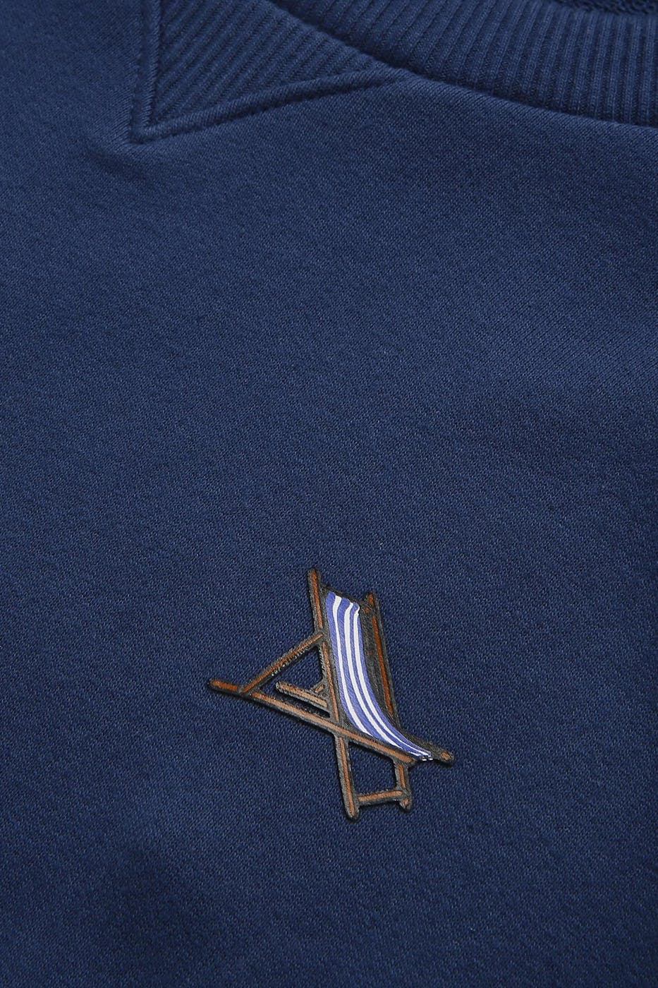 Antwrp - Donkerblauwe Beach Chair sweater
