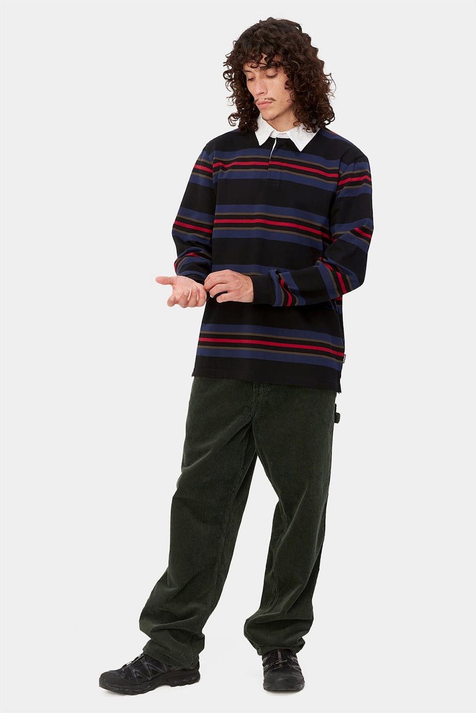 Carhartt WIP - Donkergroene Single Knee broek
