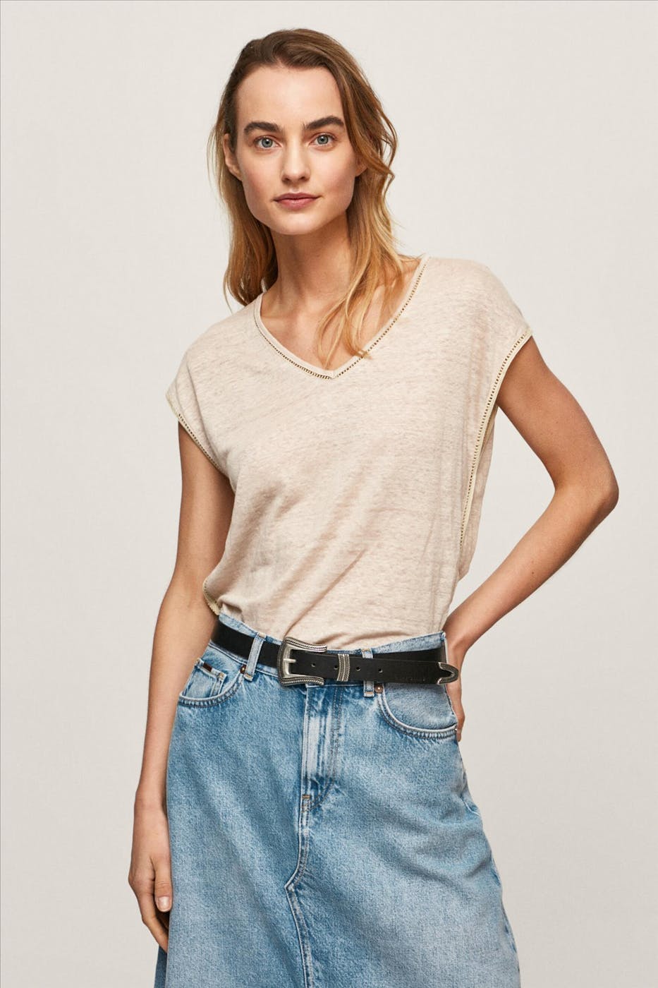 Pepe Jeans London - Ecru Orly T-shirt