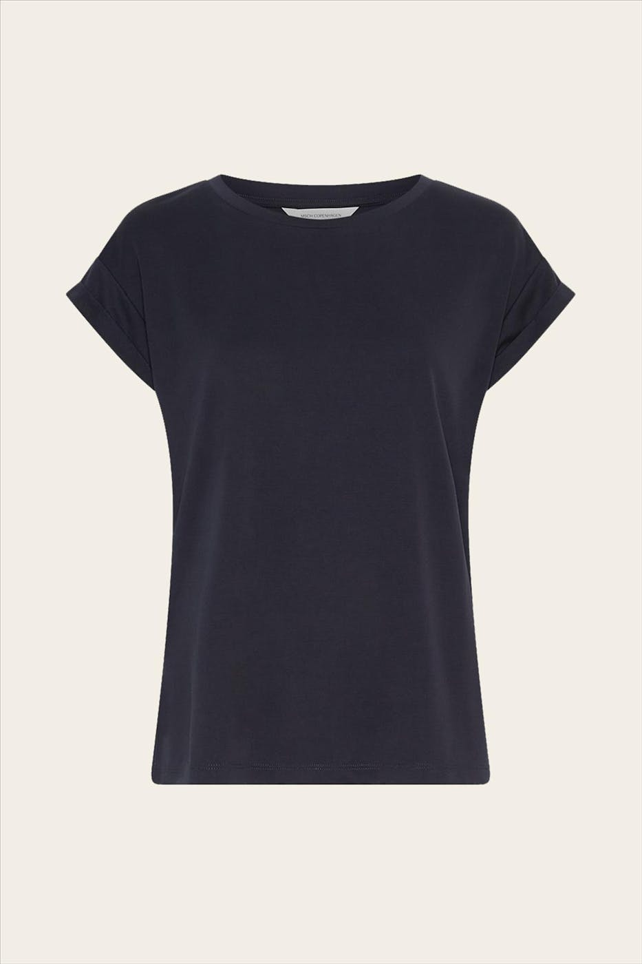 MSCH COPENHAGEN - Donkerblauwe Birdia Lynette T-shirt
