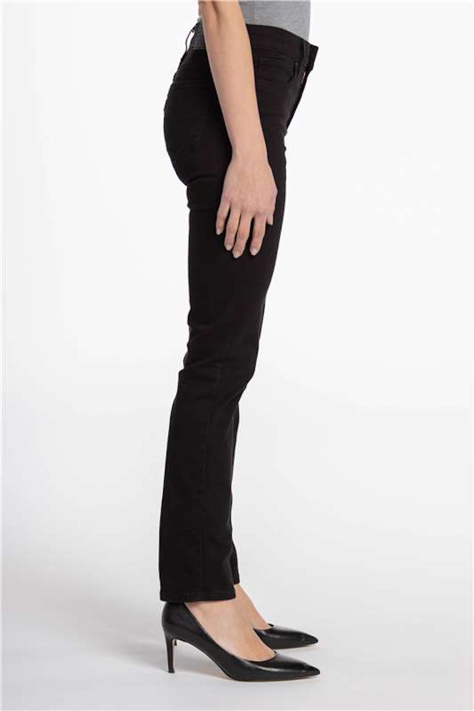 Levi's - Zwarte 712 slim jeans