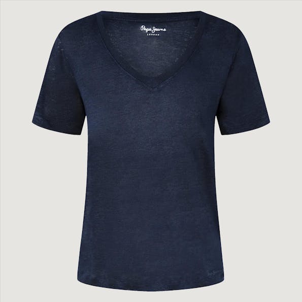 Pepe Jeans London - Donkerblauwe Wanda T-shirt