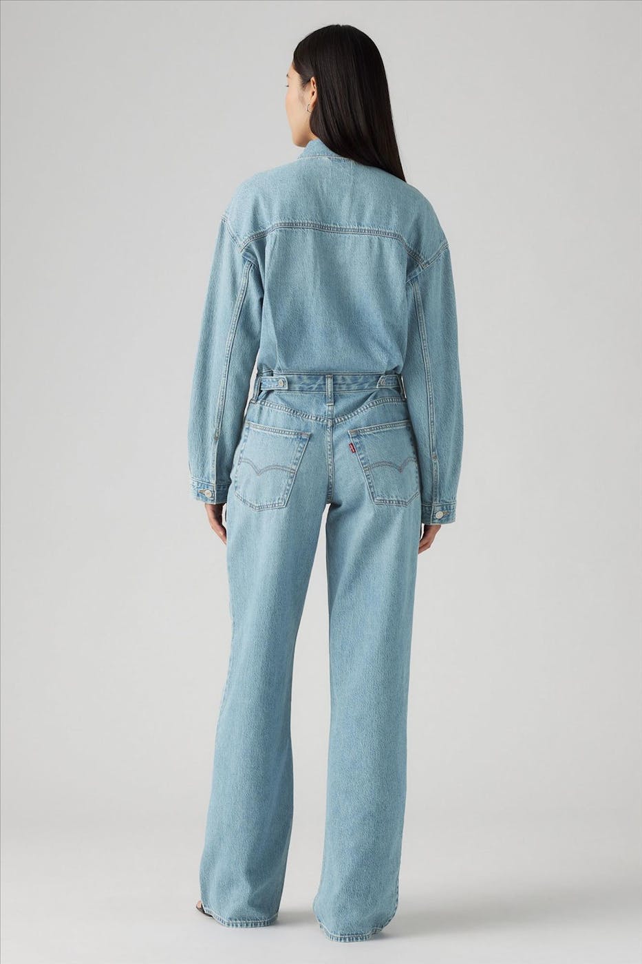 Levi's - Lichtblauwe Denim baggy jumpsuit