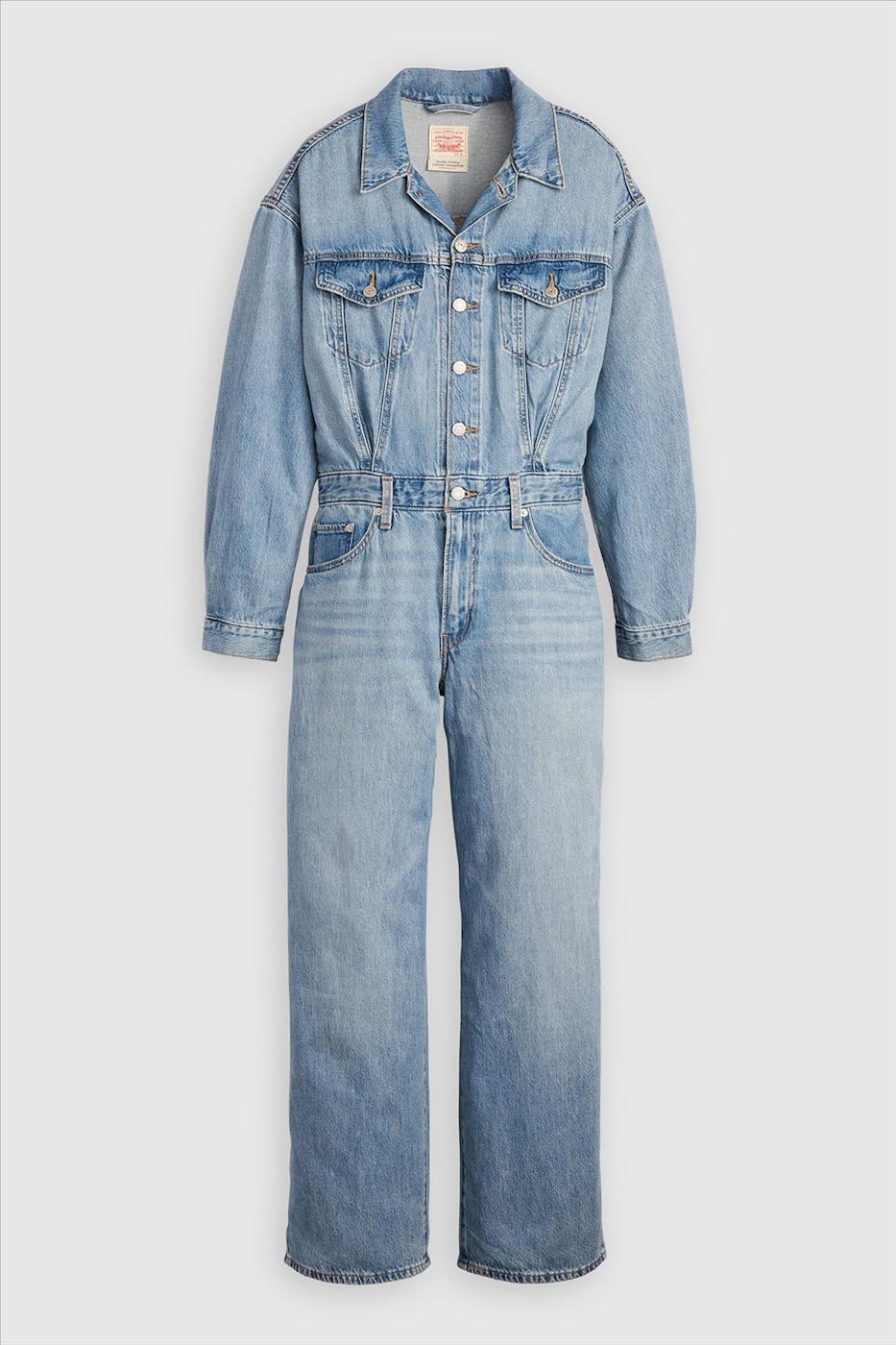 Levi's - Lichtblauwe Denim baggy jumpsuit