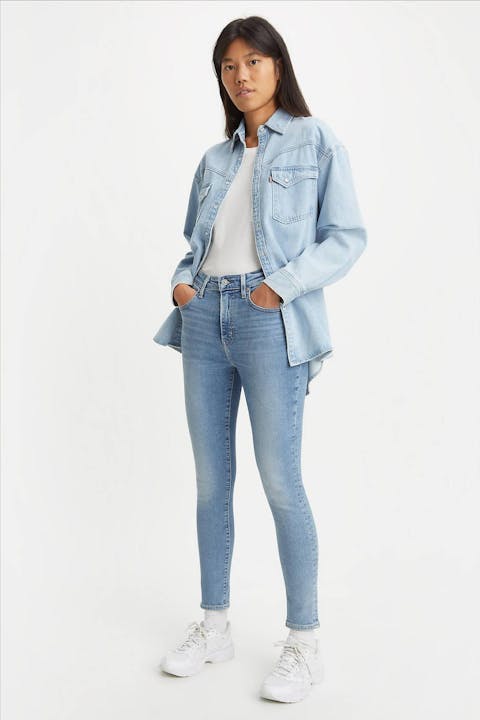 Levi's - Blauwe 721 High Rise Skinny jeans