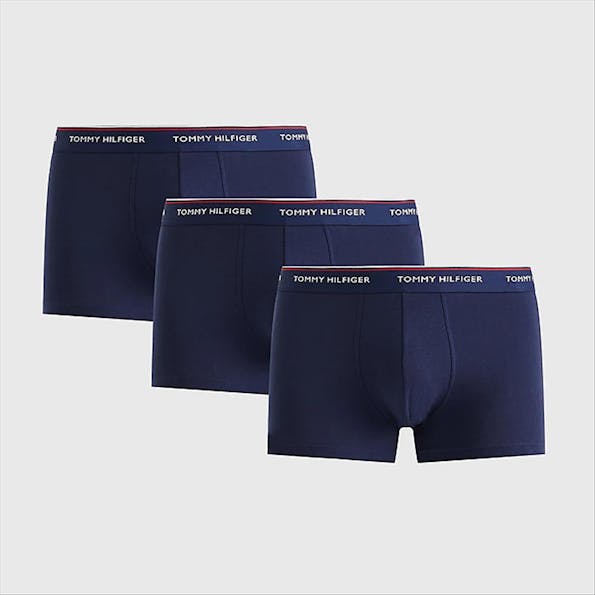 Tommy Hilfiger Underwear - Blauwe 3-pack boxershorts