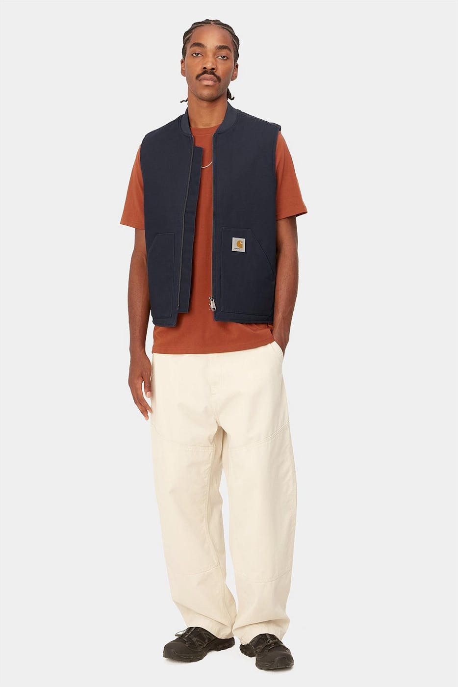 Carhartt WIP - Donkerblauwe Rigid vest