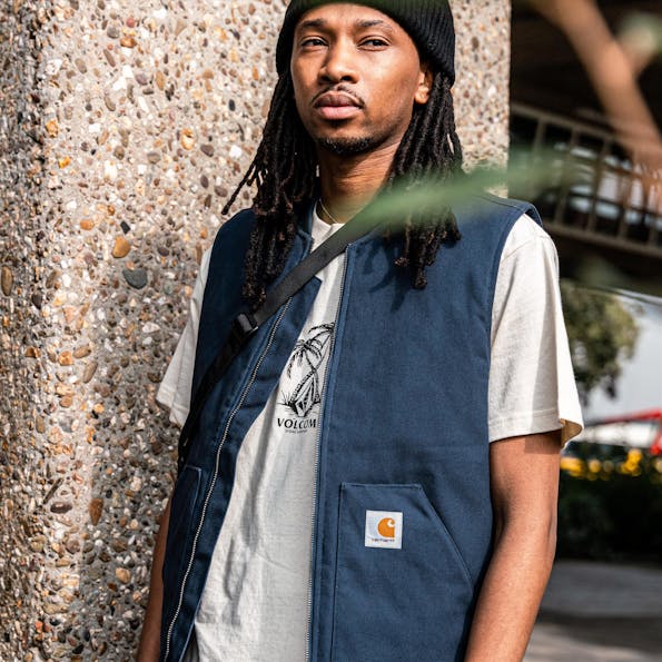 Carhartt WIP - Donkerblauwe Rigid vest