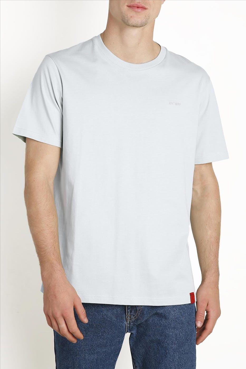 Antwrp - Lichtblauwe Basic Logo T-shirt