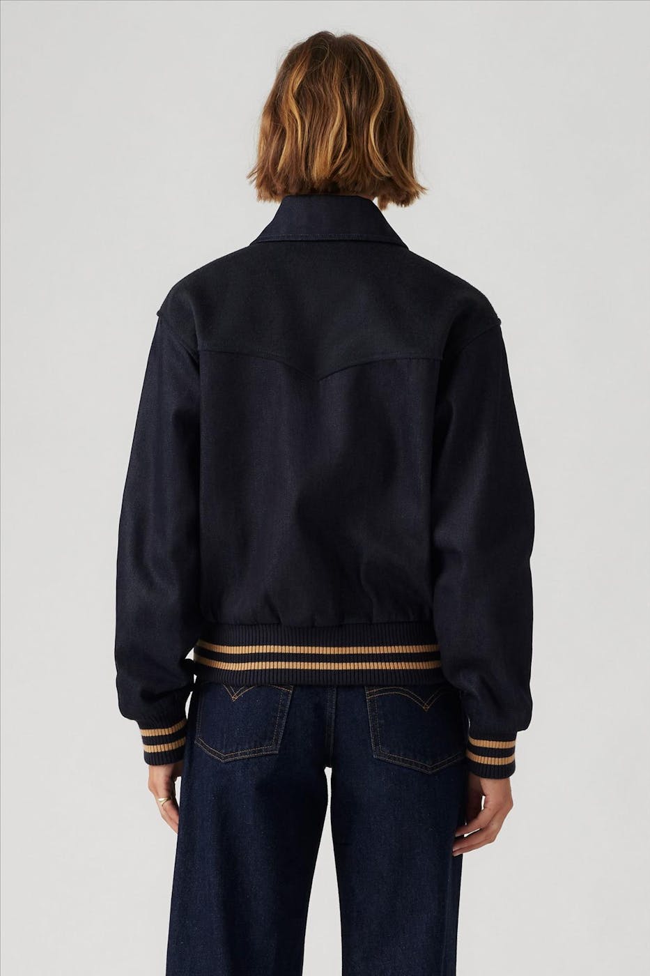 Levi's - Donkerblauw Lennox Varsity vestje