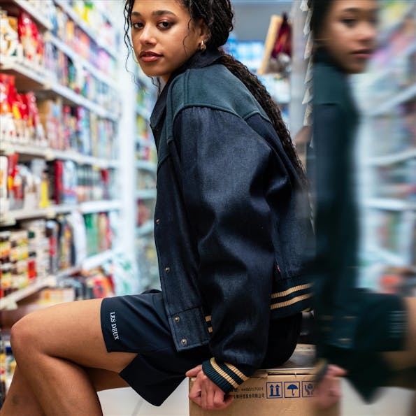 Levi's - Donkerblauw Lennox Varsity vestje