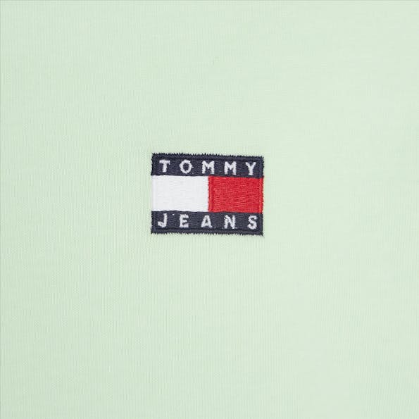 Tommy Jeans - Lichtgroene Badge T-shirt