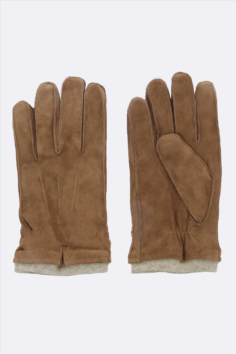 Faguo - Lichtbruine Leather handschoenen