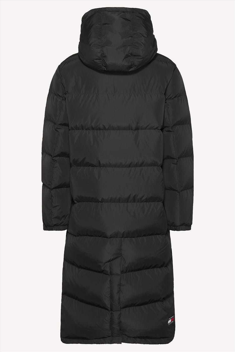 Tommy Jeans - Zwarte Alaska Long pufferjas