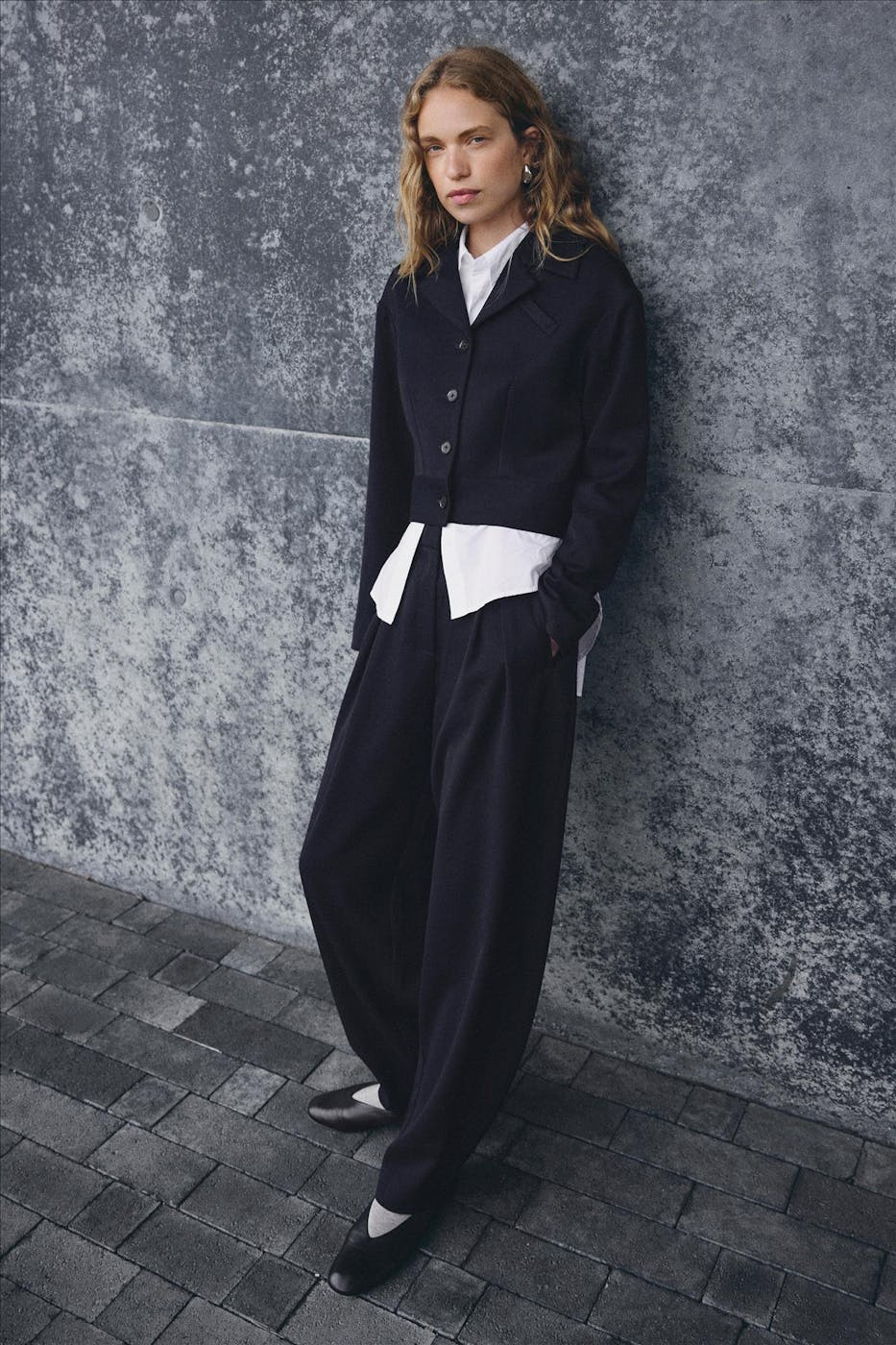 MSCH COPENHAGEN - Donkerblauwe Mynthe Elina blazer