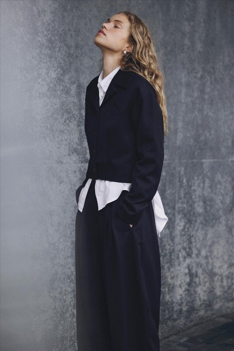 MSCH COPENHAGEN - Donkerblauwe Mynthe Elina blazer