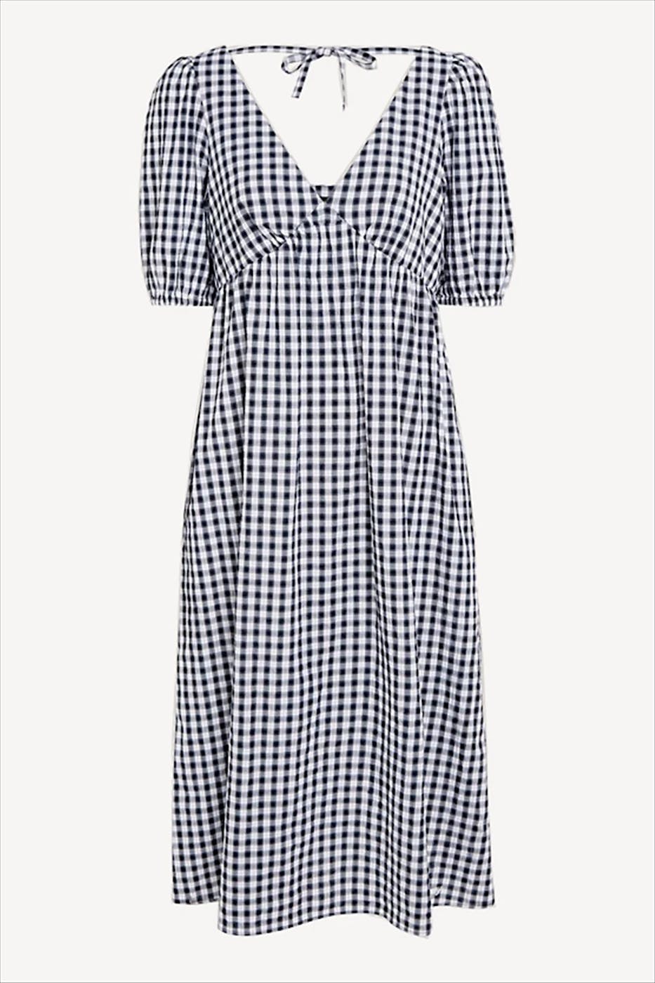 Tommy Jeans - Blauw-Wit Gingham kleed