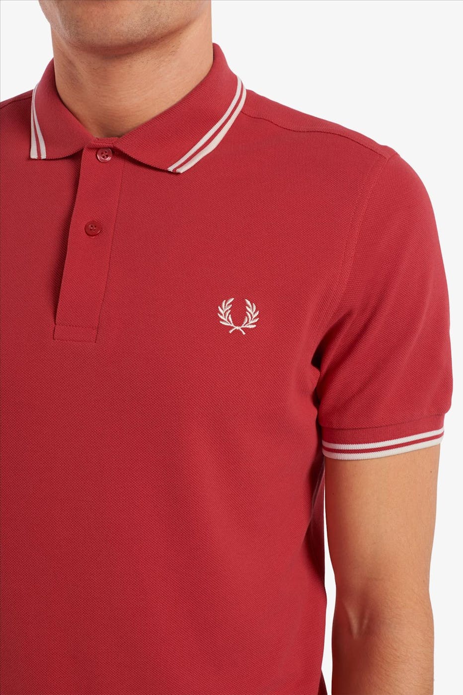 Fred Perry - Rode Twin Tipped polo