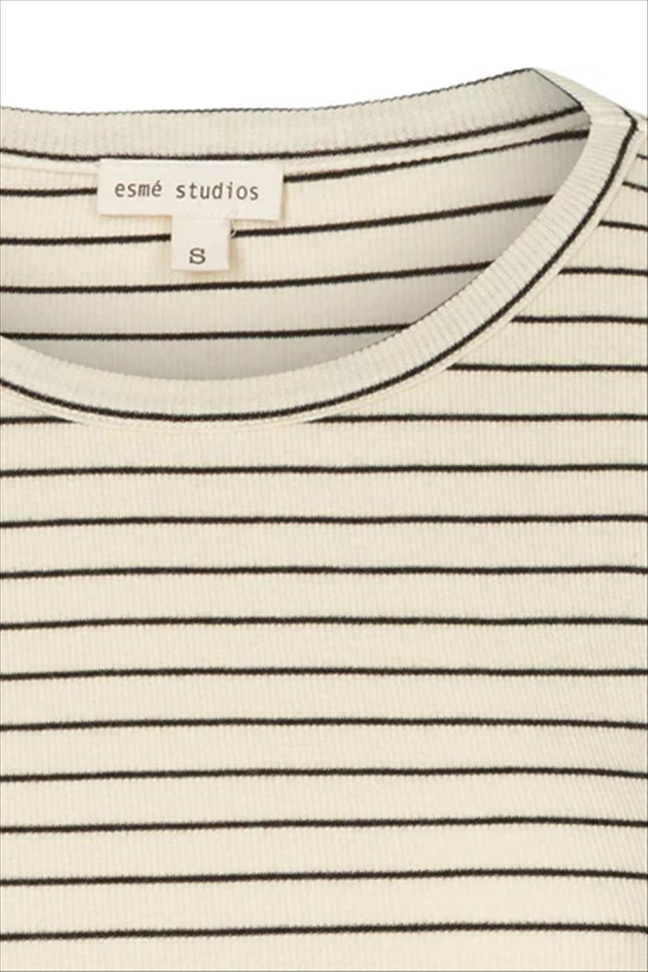 esmé studios - Beige Blossom Stripe longsleeve