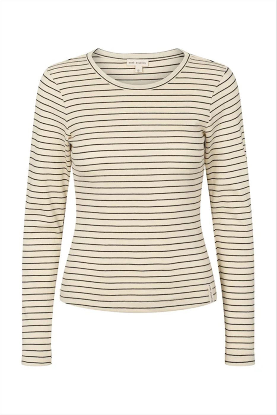 esmé studios - Beige Blossom Stripe longsleeve