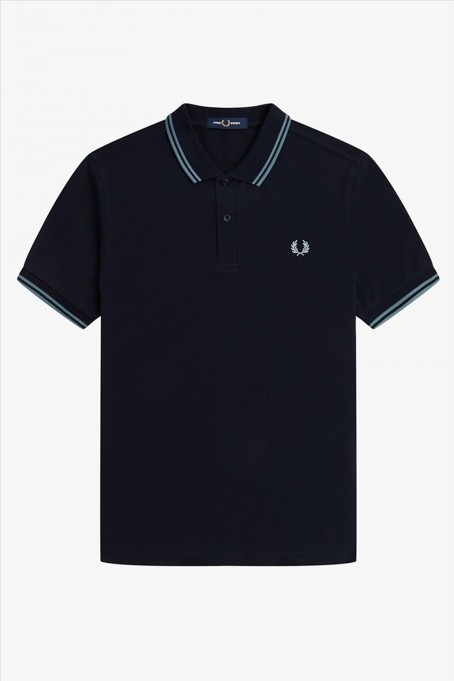 Fred Perry - Donkerblauwe Twin Tipped polo