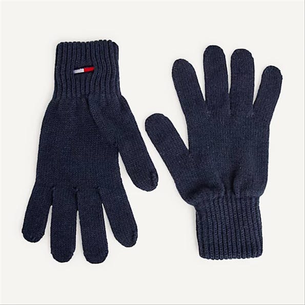 Tommy Jeans - Donkerblauwe Flag handschoenen