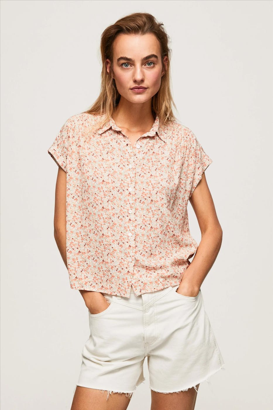 Pepe Jeans London - Oranje Blina blouse