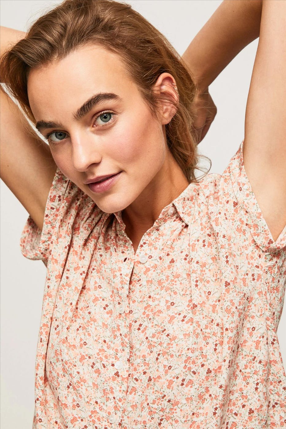 Pepe Jeans London - Oranje Blina blouse