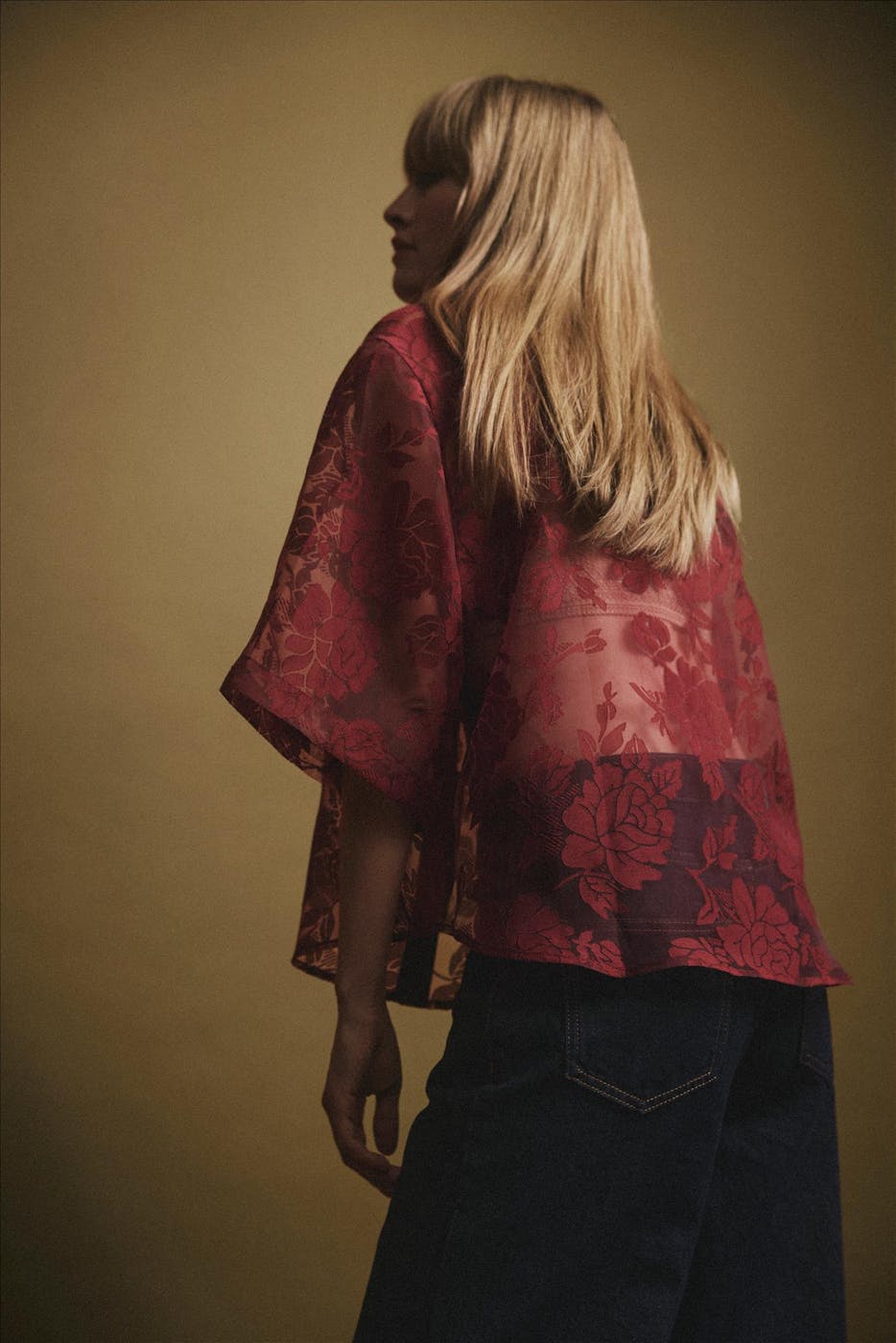 MSCH COPENHAGEN - Bordeaux Lettiche blouse