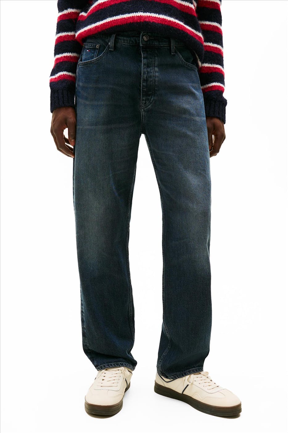 Tommy Jeans - Donkerblauwe Sonny tapered jeans