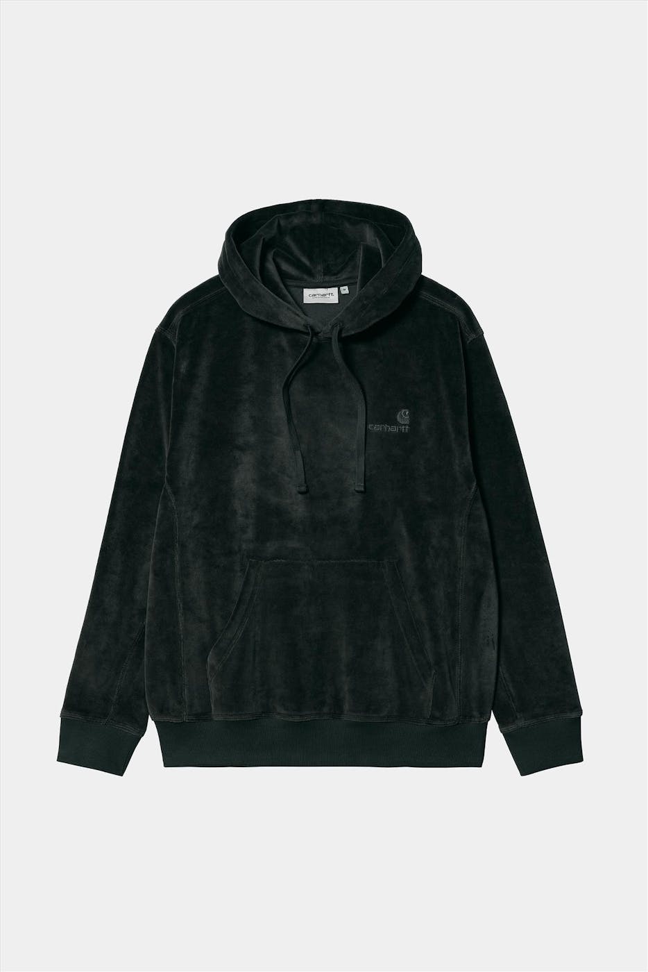 Carhartt WIP - Donkergroene United Script hoodie