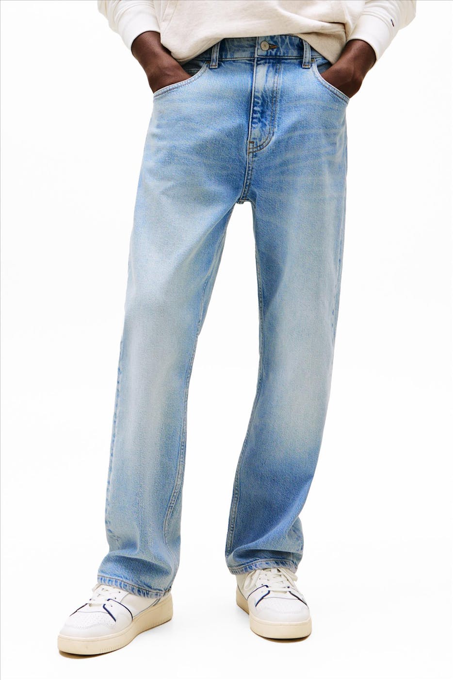 Tommy Jeans - Lichtblauwe Otis Straight jeans
