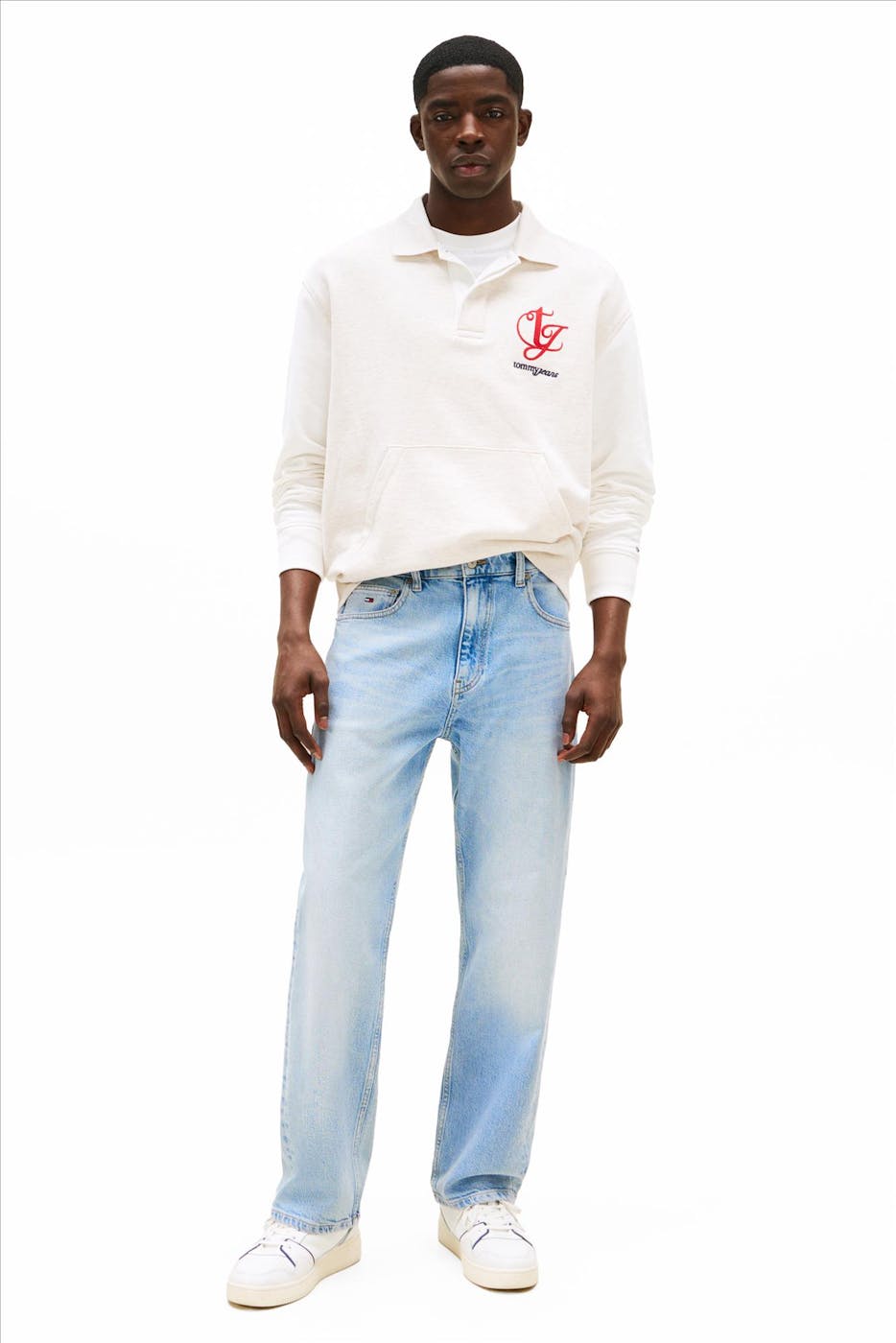 Tommy Jeans - Lichtblauwe Otis Straight jeans
