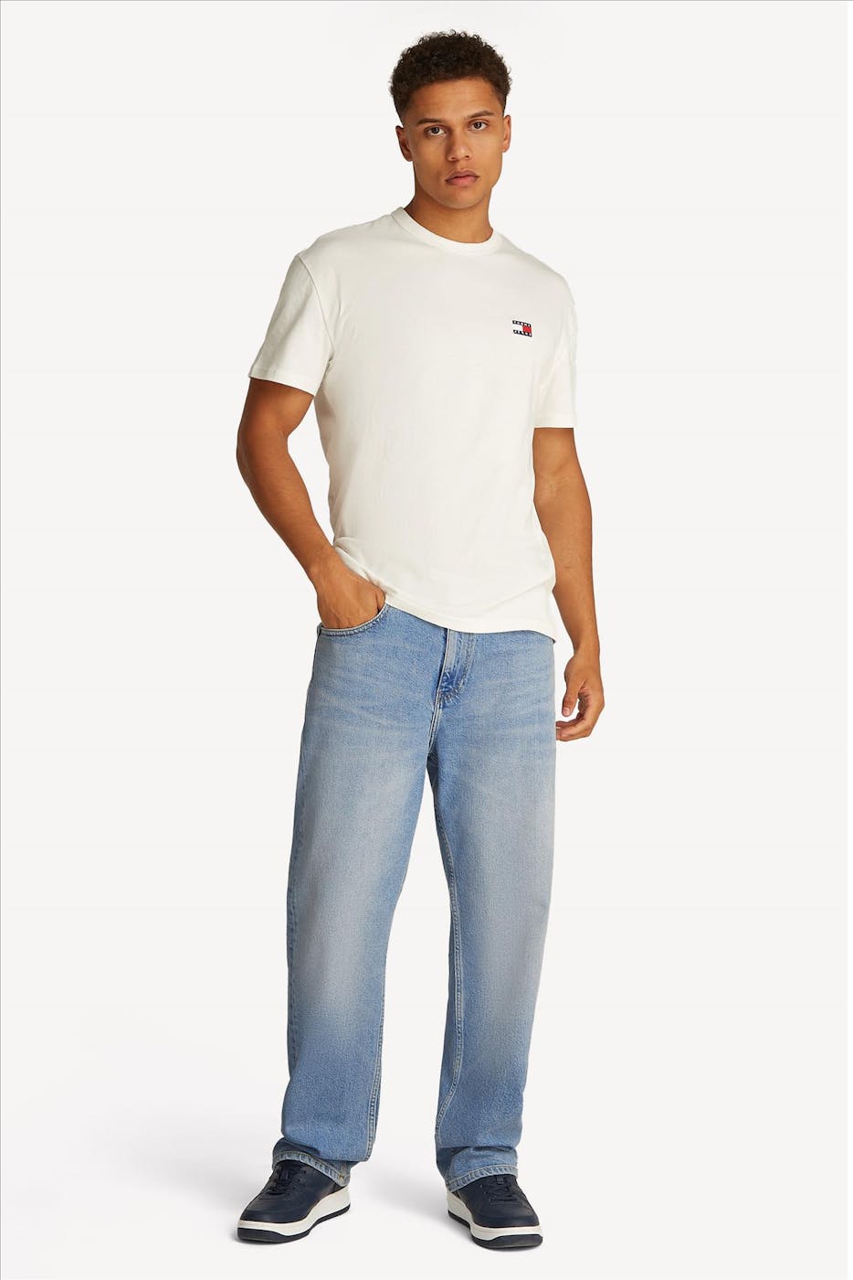 Tommy Jeans - Lichtblauwe Otis Straight jeans