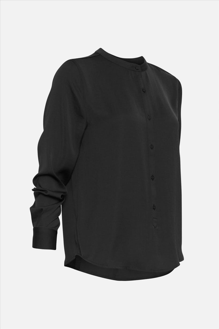 MSCH COPENHAGEN - Zwarte Luella Polysilk blouse