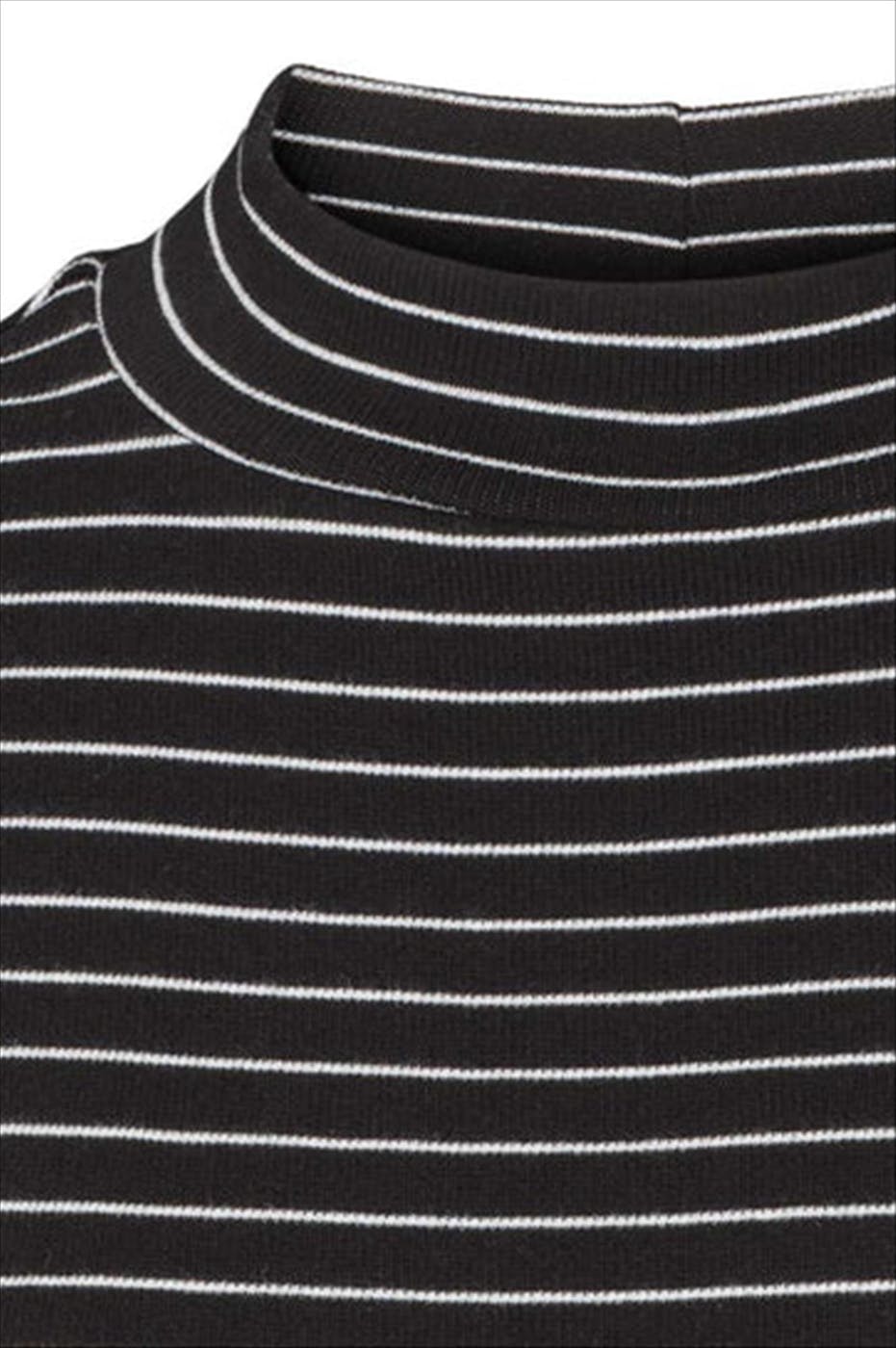 esmé studios - Ecru-Zwarte Blossom Stripe longsleeve