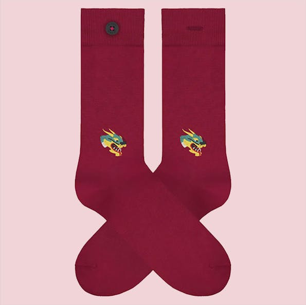 A'dam - Rode Drogo sokken, maat: 36-40