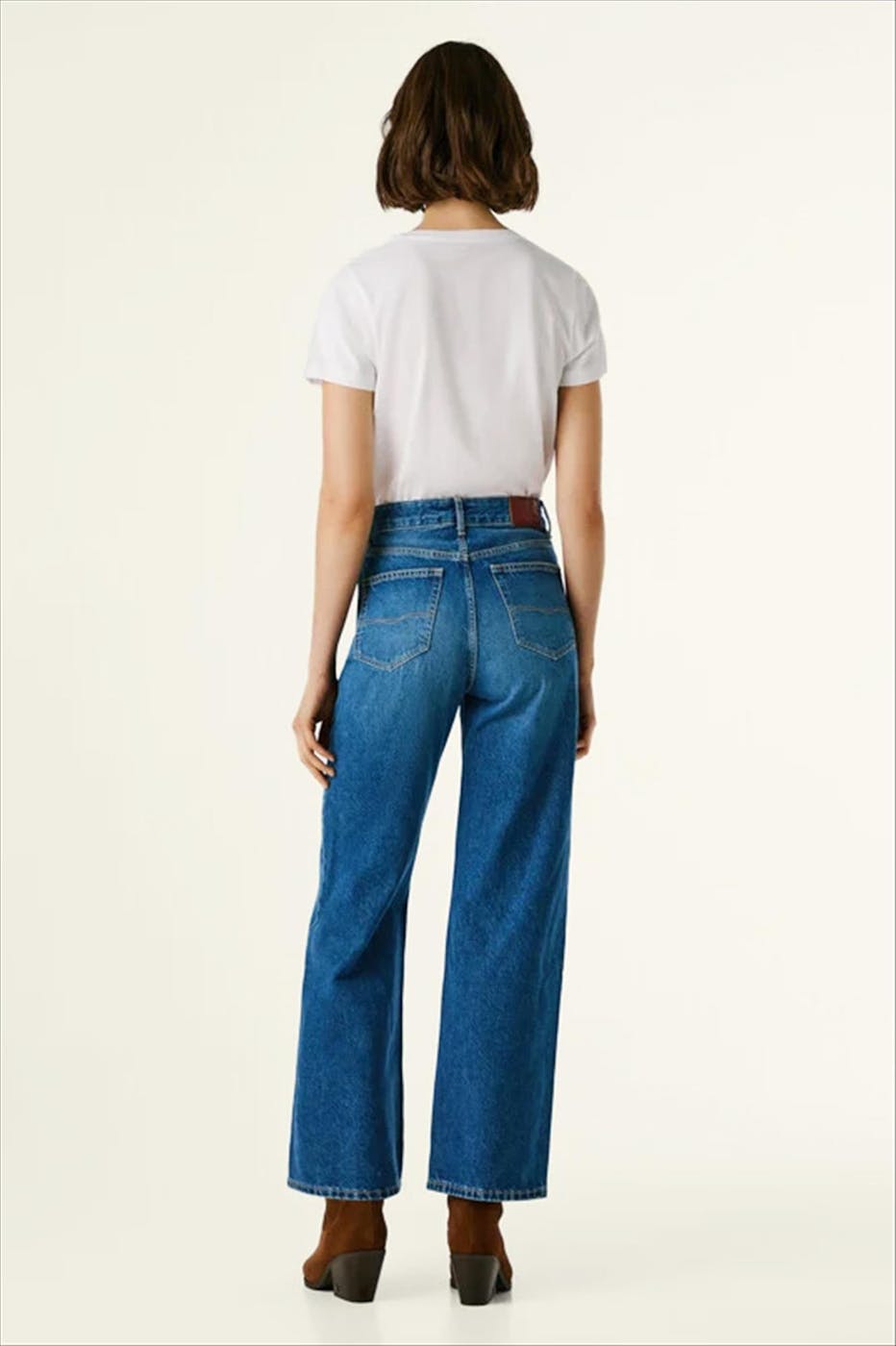 Pepe Jeans London - Donkerblauwe Lexa Straight jeans