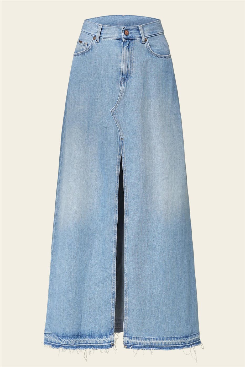 Pepe Jeans London - Blauwe Maxi Sky jeansrok