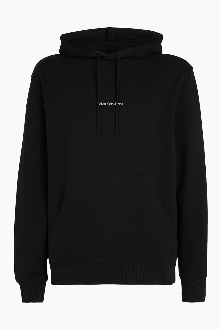 Calvin Klein Jeans - Zwarte Grid Monogram hoodie