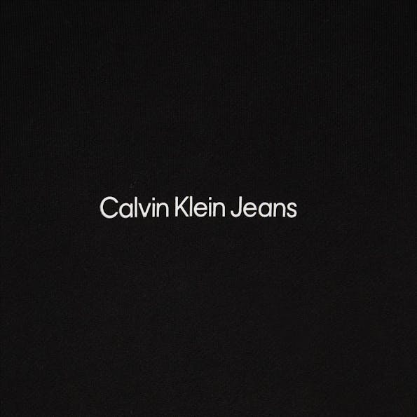 Calvin Klein Jeans - Zwarte Grid Monogram hoodie