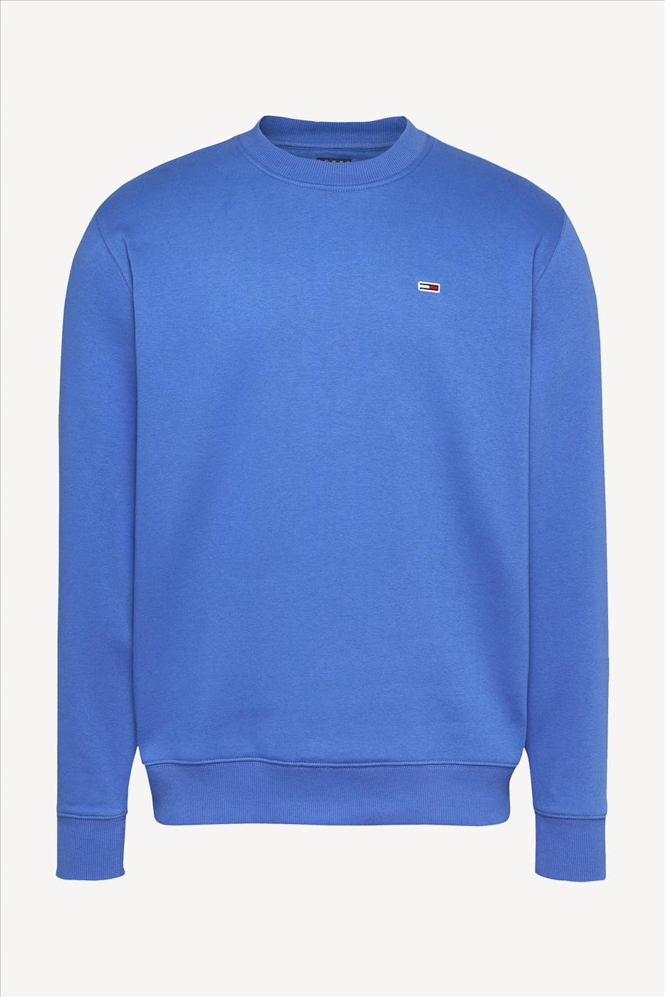 Tommy Jeans - Blauwe Regular Flag sweater