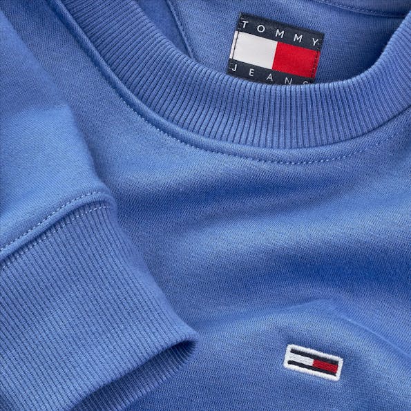 Tommy Jeans - Blauwe Regular Flag sweater