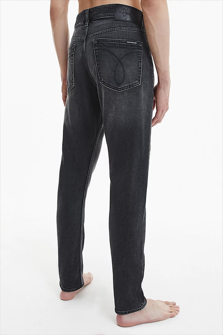 Calvin Klein Jeans - Donkergrijze Slim Tapered jeans