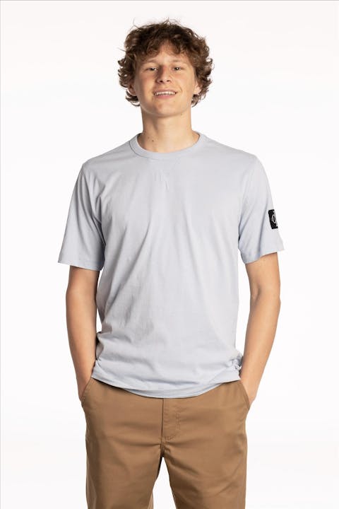 Calvin Klein Jeans - Lichtblauwe Logo Embleem T-shirt