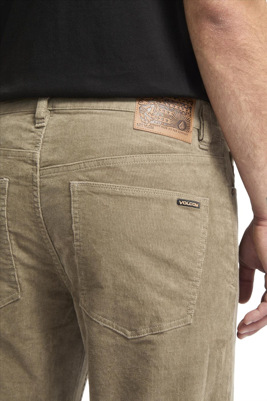 Volcom - Beige Solver Corduroy broek