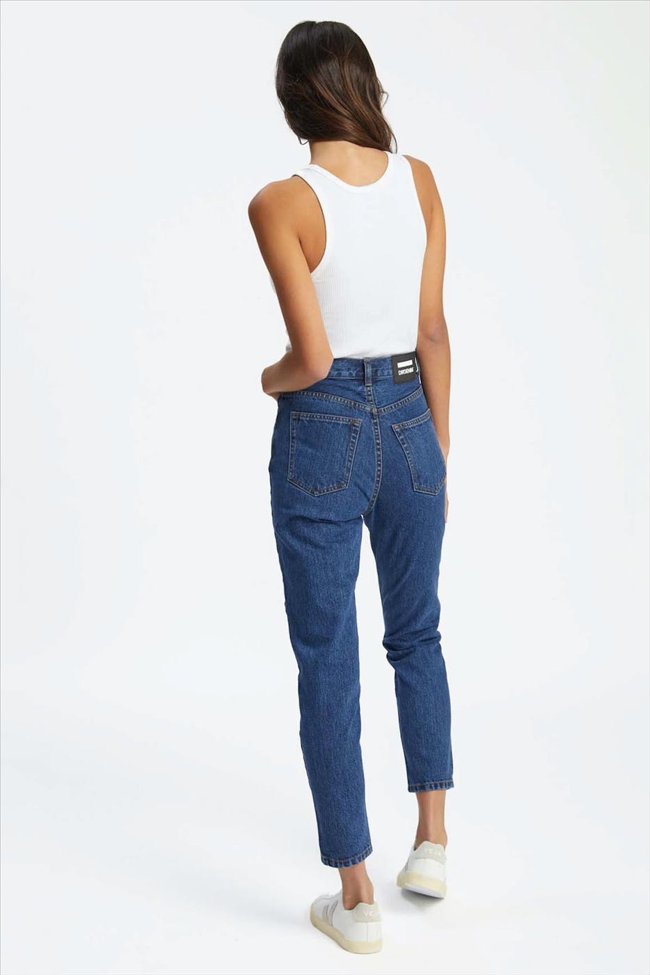 Dr. Denim - Blauwe Nora mom jeans met hoge taille