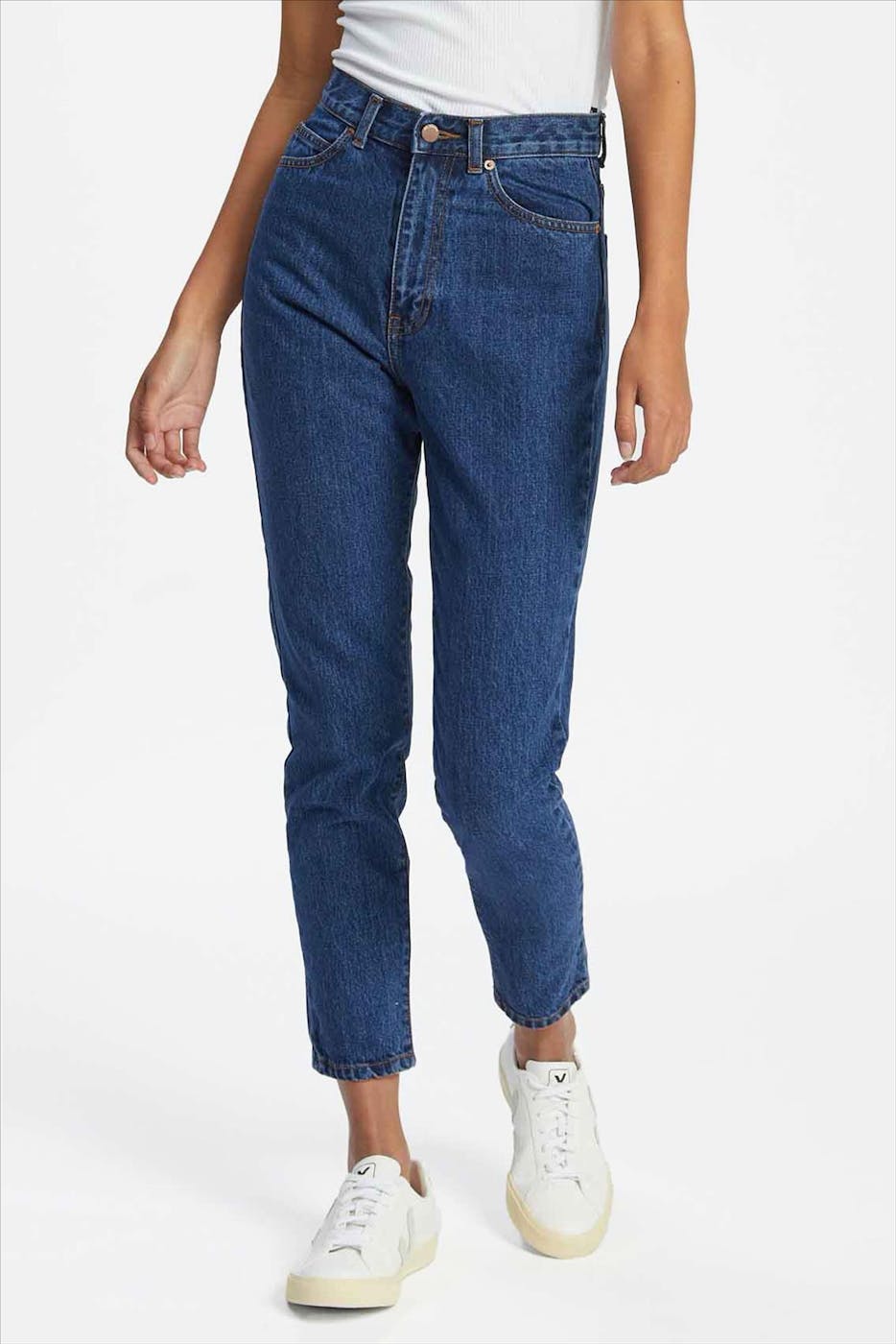 Dr. Denim - Blauwe Nora mom jeans met hoge taille