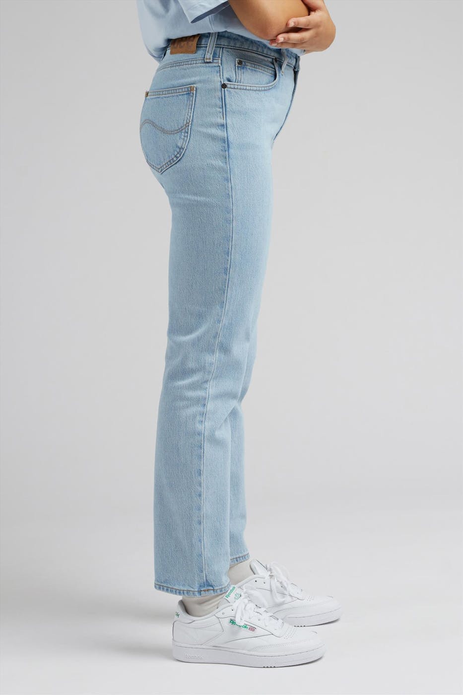 Lee - Lichtblauwe Carol Regular Straight jeans