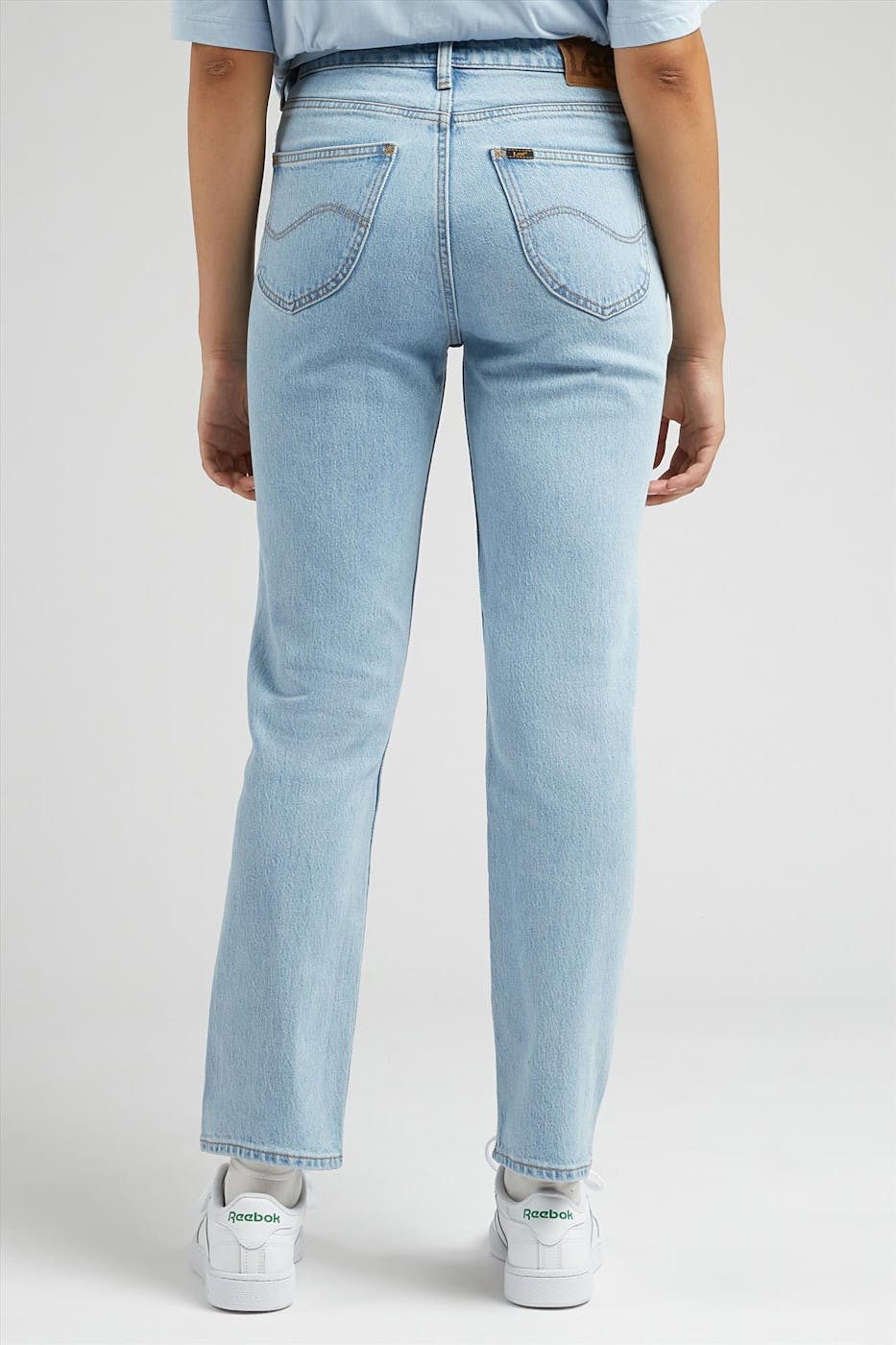 Lee - Lichtblauwe Carol Regular Straight jeans